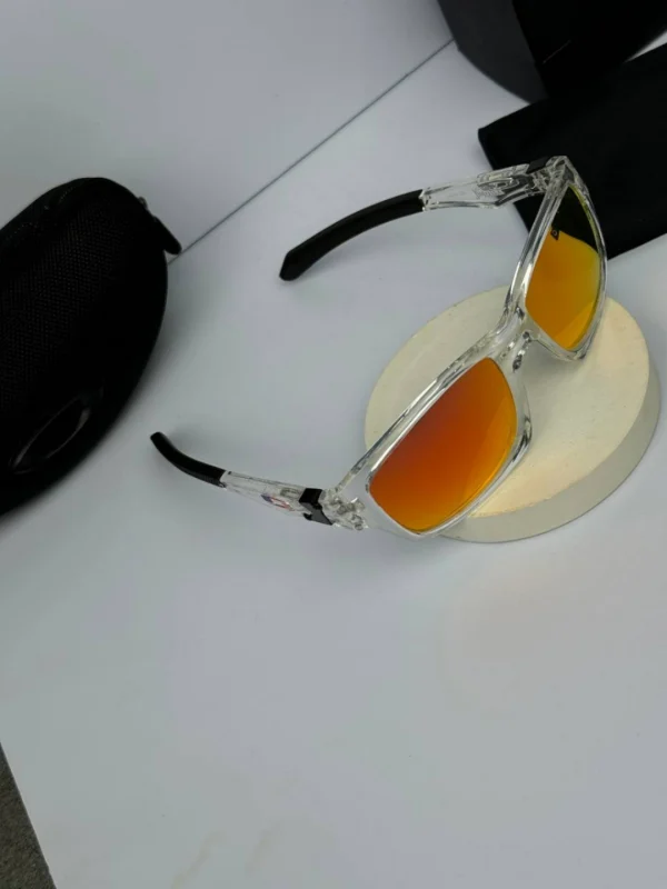 عینک اکلی جوپیتر شفاف نارنجی - Image 3