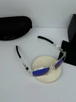 عینک اکلیجوپیتر شفاف آبی - Image 3