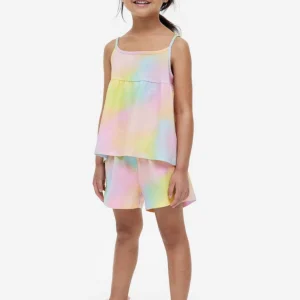 ست تاپ شرتک بچگانه نخی H&M