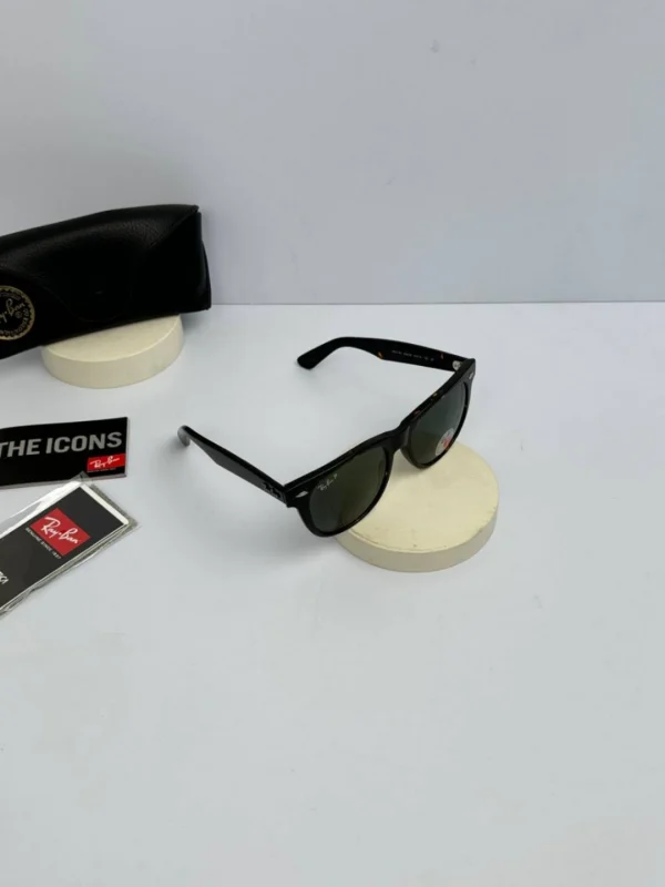 عینک ریبن ۲۱۴۰p فریم پلنگی شیشه شیشه سبز - Image 3