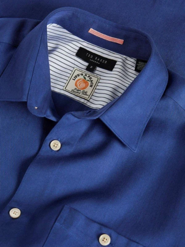 پیراهن مردانه سورمه ای ted baker - Image 7