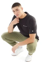 تیشرت مشکی ساده چمپیون - Image 2