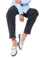 کالج زنانه faux lether loafer - Image 5
