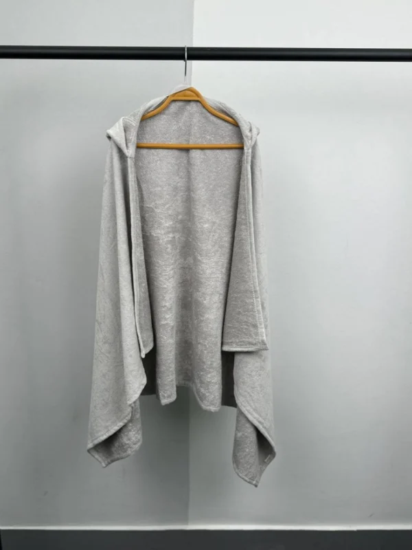 حوله پانچوی بچگانه طوسی H&M - Image 2