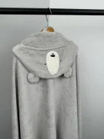 حوله پانچوی بچگانه طوسی H&M - Image 3