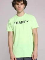 تیشرت سبز train پوما
