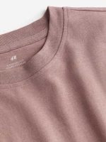تیشرت اورسایز فیت dusty pink - Image 2