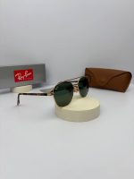 عینک RB-3688 رنگ فریم طلایی عدسی سبز دسته هاوانا