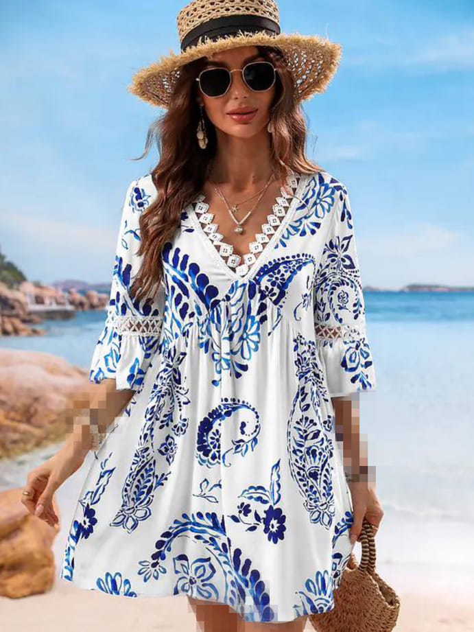 EB1C2BD2-C4A4-418E-AFD4-351132151FD2_converted پیراهن cupshe آبی طرحدار - Image 1