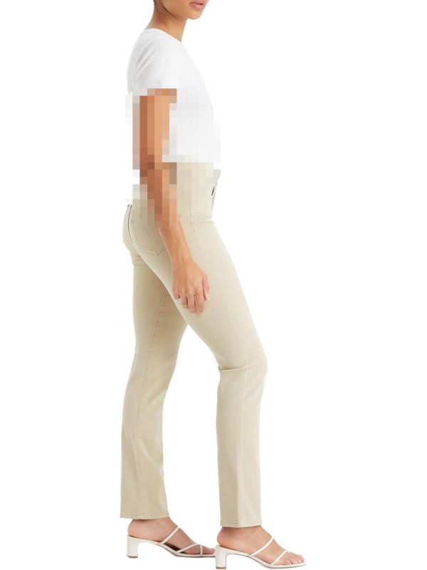 شلوار کرم لوایز Levi's 314 Shaping Straight Women's Jeans - Image 3