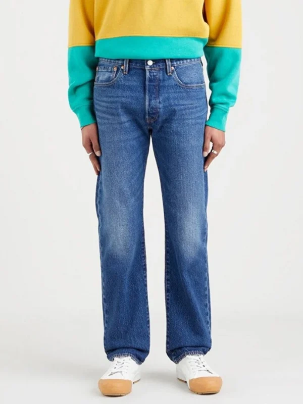 Dark Indigo Men's Jeansشلوار - Image 3