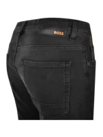 BOSS Taber Tapered Fit Jeans Blackشلوار - Image 4
