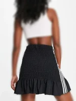 adidas Originals smocked skirtدامن  مشکی - Image 5