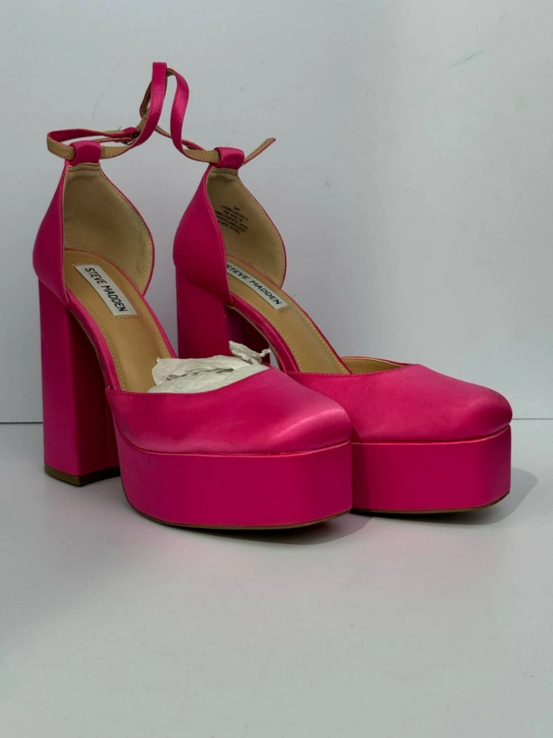 Picsart_25-04-09_20-59-32-071 کفش مجلسی ساتن صورتی steve madden - Image 1