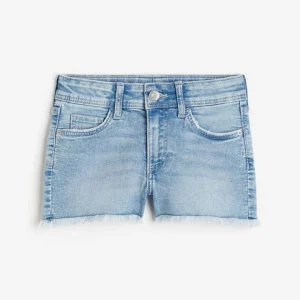 شلوارک جین آبی پشت پروانه H&M