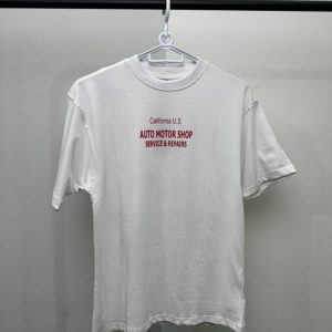 تیشرت pull and bear سفید نوشته قرمز
