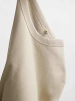 تیشرت pull and bear کرمی - Image 2