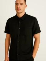 پیراهن لینن ۴رنگ h&m - Image 4