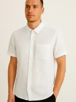 پیراهن لینن ۴رنگ h&m
