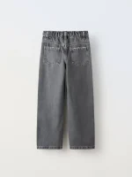 شلوار جین بچگانه جلو بند دار ZARA - Image 2