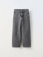 شلوار جین بچگانه جلو بند دار ZARA