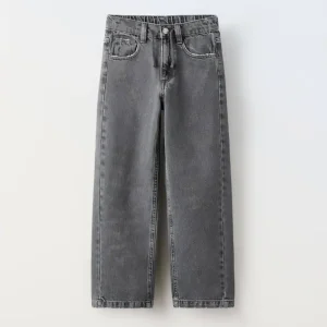 شلوار جین بچگانه جلو بند دار ZARA