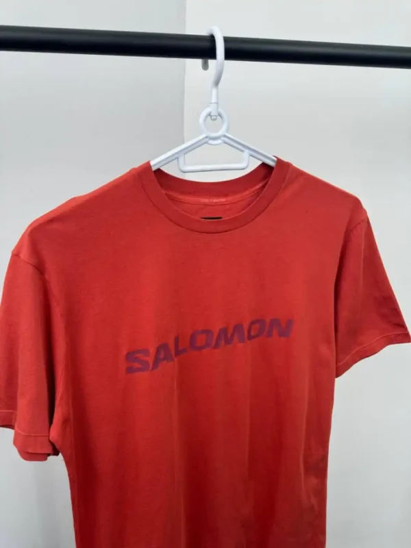 تیشرت نخی قرمز SALOMON - Image 2