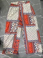 شلوار واید لگ طرح دار boohoo 2130 - Image 4