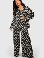 شلوار واید لگ boohoo - Image 3