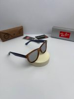 عینک ریبن مدل ریورس rb-r0502s-f عدسی آینه ای دسته آبی شفاف - Image 2