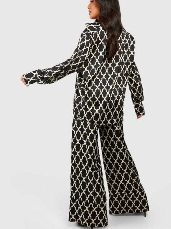 شلوار واید لگ boohoo - Image 4