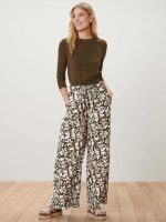 شلوار لینن comfort fit برند H&m