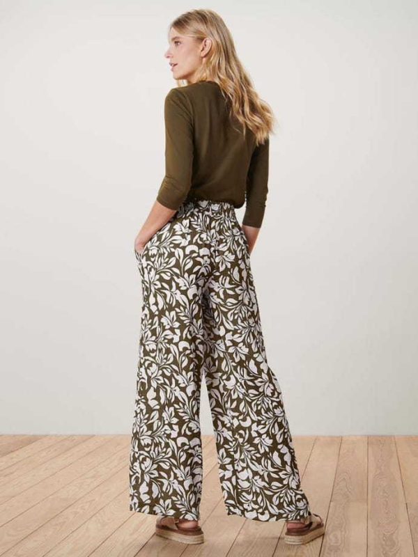 شلوار لینن comfort fit برند H&m - Image 6