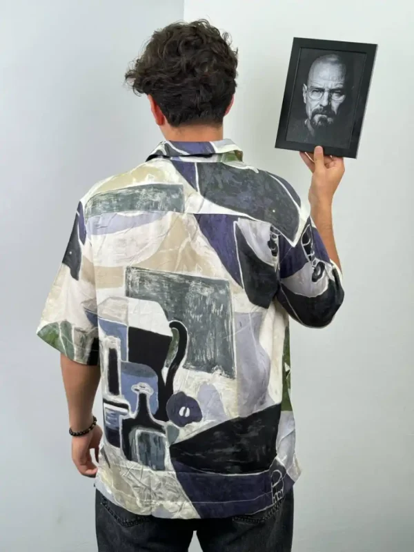 پیراهن دکمه دار سرامیکی h&m - Image 2