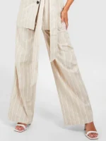 شلوار واید لگ2093 boohoo