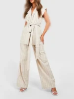 شلوار واید لگ2093 boohoo - Image 3