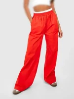 شلوار واید لگ boohoo 2064 - Image 2