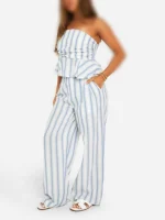 شلوار واید لگ boohoo 2070 - Image 3