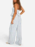 شلوار واید لگ boohoo 2070 - Image 2