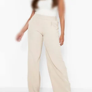 شلوار واید لگ کِرِم boohoo 2102