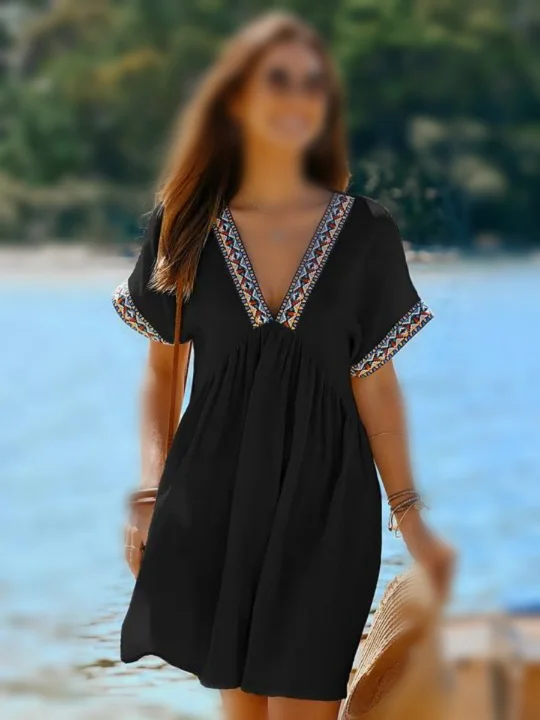 Picsart_25-05-07_01-15-41-820 پیراهن مشکی 2119 - Image 1