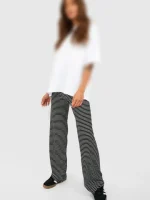 شلوار واید لگ boohoo 2104 - Image 4