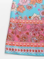 پیراهن گل گلی بندی کاپشه - Image 5