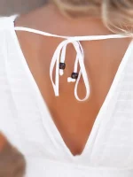 پیراهن سفید کاپشه - Image 2