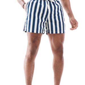 مایو شنا راه راه کله غازی swim shorts in navy
