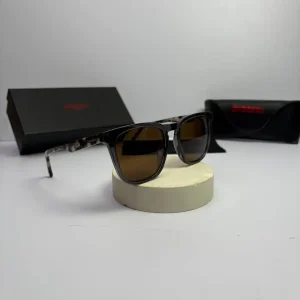عینک carrera-143s فریم طوسی دسته پلنگی