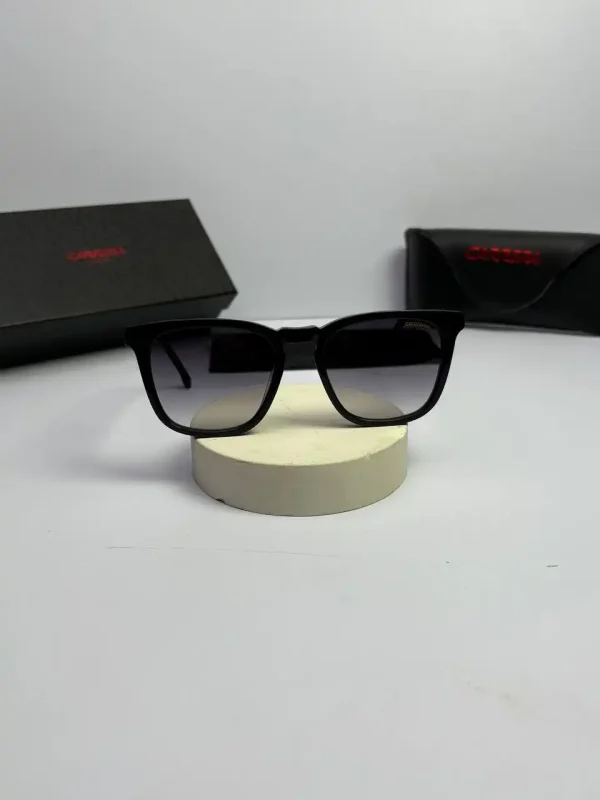 عینک carrera-143s فریم مشکی عدسی هایلایت دودی - Image 2
