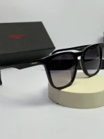 عینک carrera-143s فریم مشکی عدسی هایلایت دودی - Image 3
