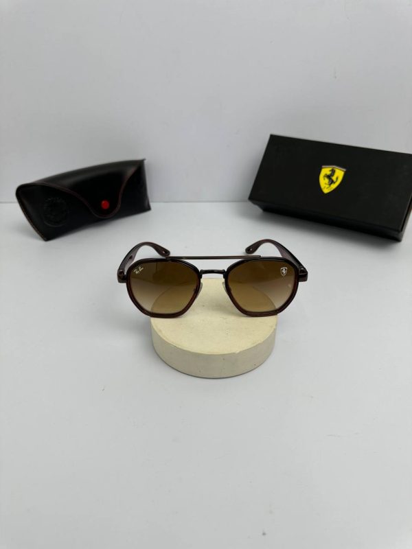 عینک Rb-3676m  قهوه ای شفاف - Image 4
