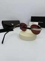 عینک پرادا prada spr-56z عدسی شرابی - Image 5